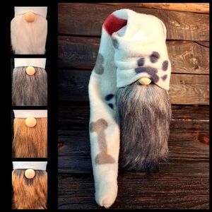 Puppy Gnome Hat with Choice of Bearded Gnome Body - Interchangeable Gnome